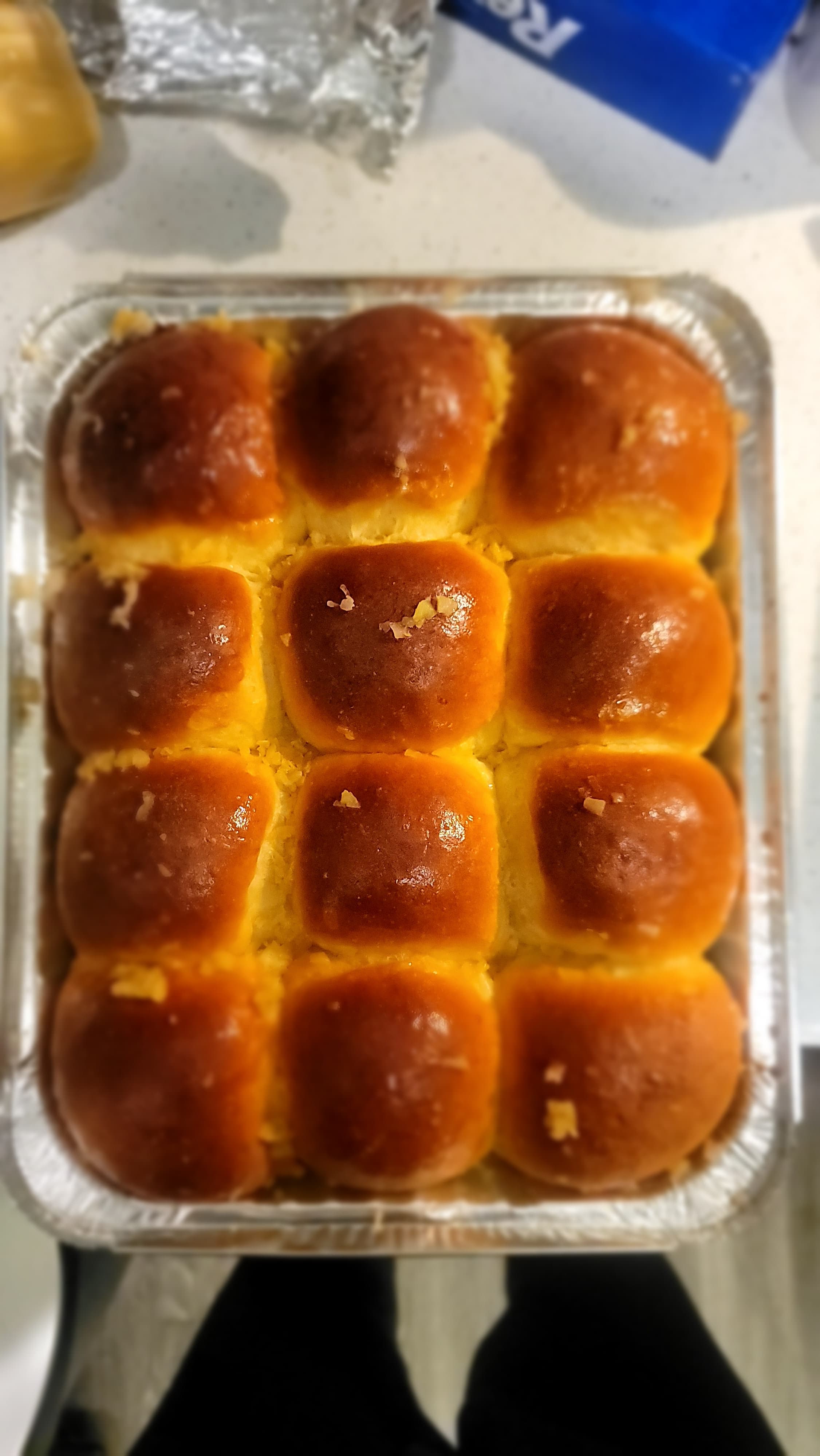 Homemade Garlic Butter Rolls